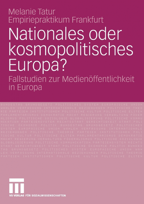 Nationales oder kosmopolitisches Europa?