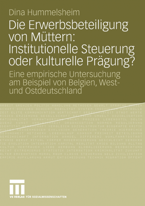 Die Erwerbsbeteiligung von Müttern