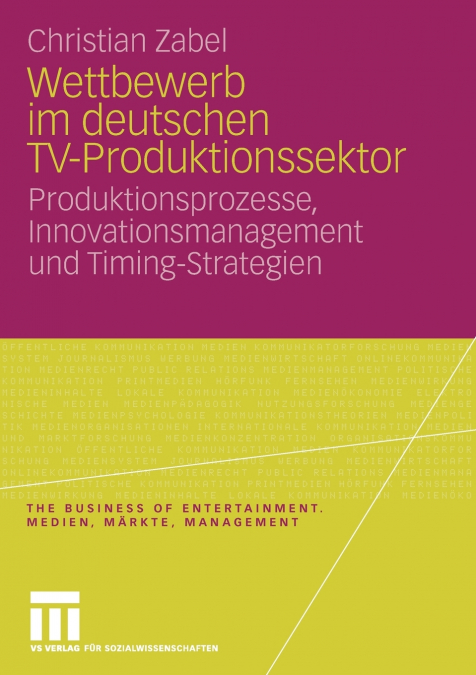 Wettbewerb im deutschen TV-Produktionssektor