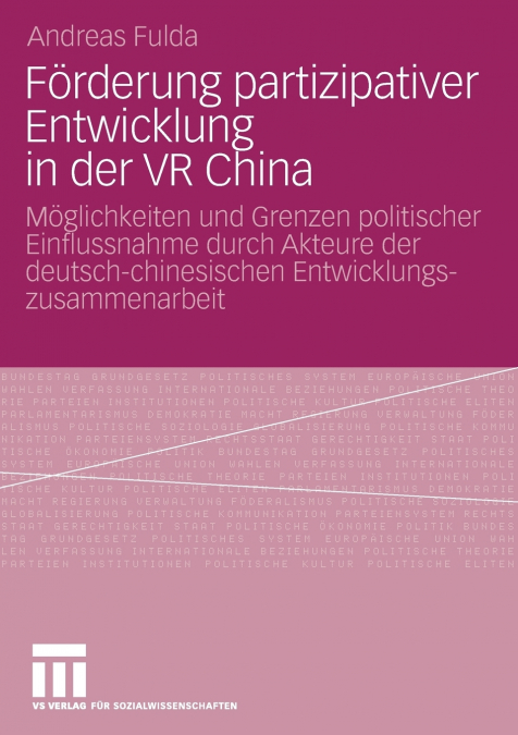 F�rderung partizipativer Entwicklung in der VR China