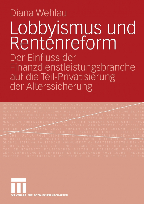 Lobbyismus Und Rentenreform