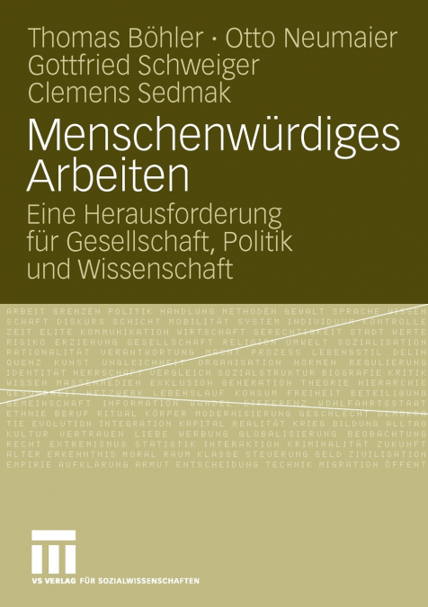 Menschenwürdiges Arbeiten