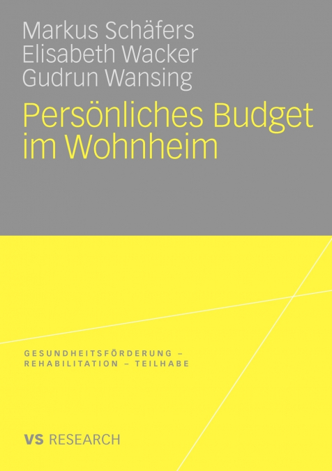 Persönliches Budget im Wohnheim