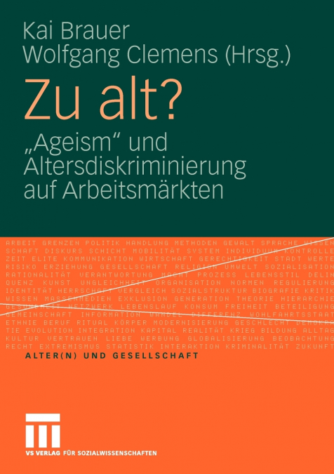 Zu Alt?