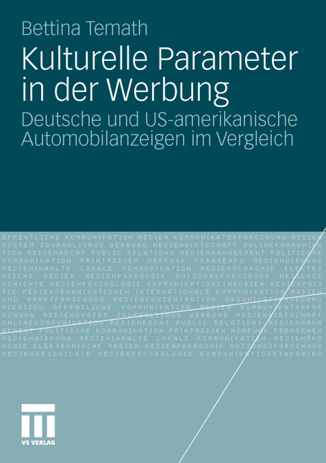 Kulturelle Parameter in Der Werbung