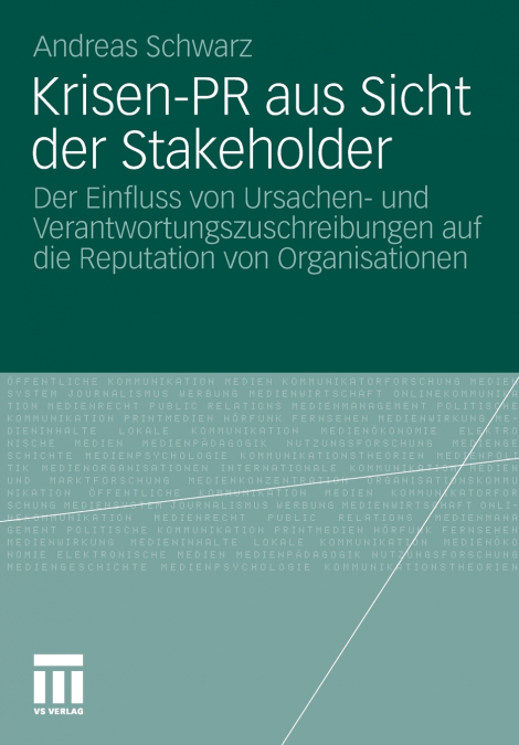 Krisen-PR aus Sicht der Stakeholder