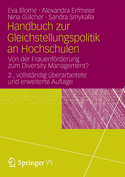 Handbuch zur Gleichstellungspolitik an Hochschulen