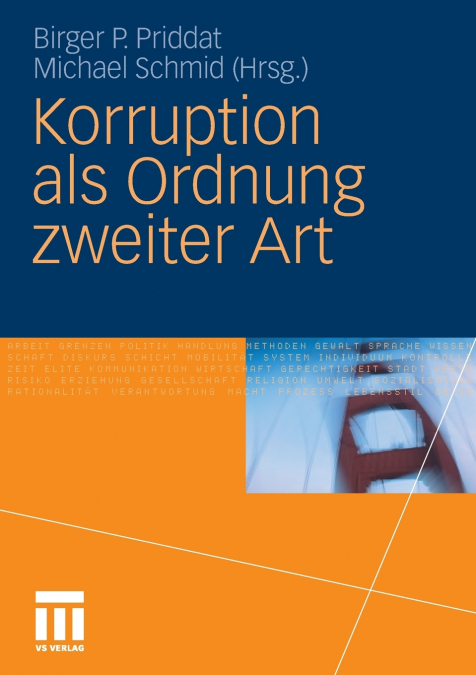 Korruption ALS Ordnung Zweiter Art