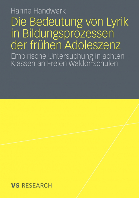 Die Bedeutung von Lyrik in Bildungsprozessen der frühen Adoleszenz