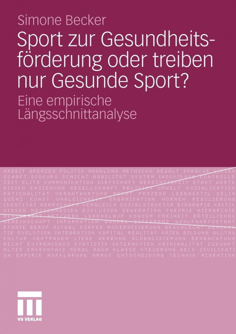 Sport zur Gesundheitsförderung oder treiben nur Gesunde Sport?