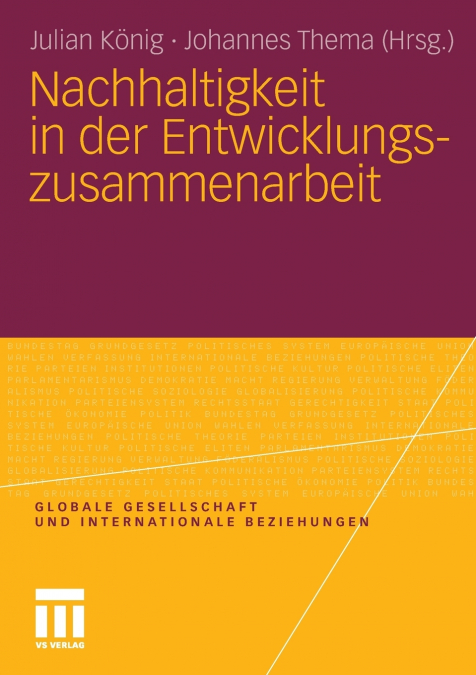 Nachhaltigkeit in der Entwicklungszusammenarbeit