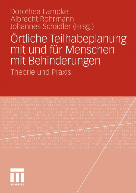 Örtliche Teilhabeplanung mit und für Menschen mit Behinderungen