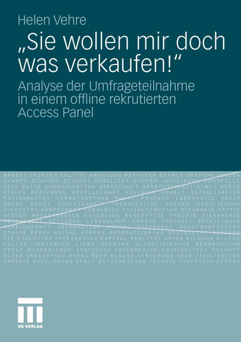 „Sie wollen mir doch was verkaufen!'
