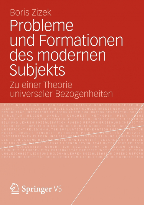 Probleme Und Formationen Des Modernen Subjekts
