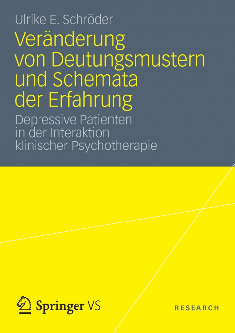 Veränderung von Deutungsmustern und Schemata der Erfahrung