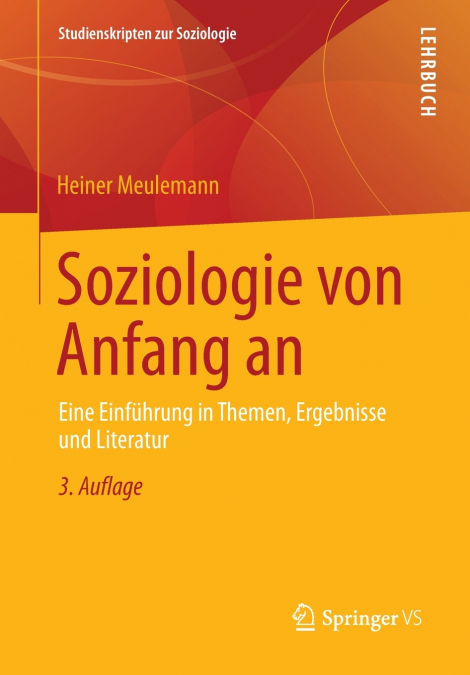 Soziologie von Anfang an