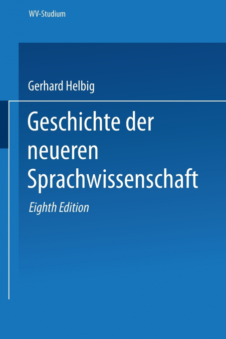Geschichte der neueren Sprachwissenschaft