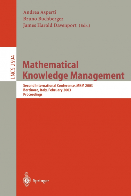 Mathematical Knowledge Management