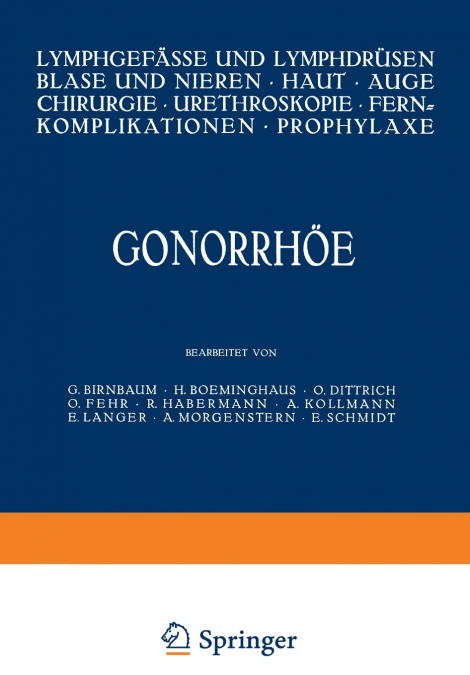 Gonorrhoe