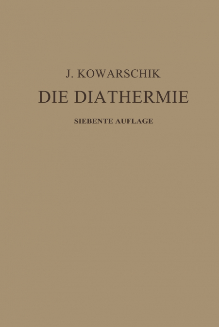 Die Diathermie