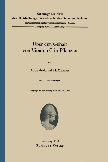 Uber Den Gehalt Von Vitamin C in Pflanzen