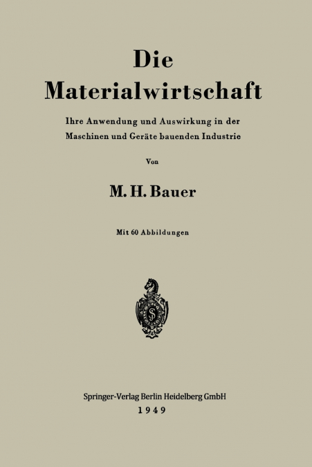 Die Materialwirtschaft