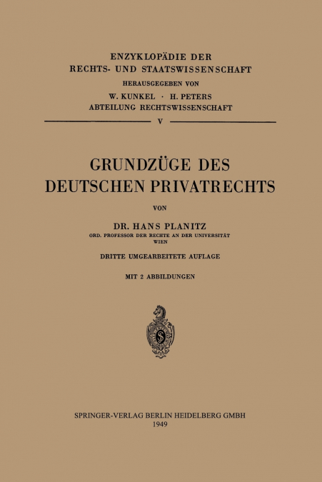 Grundzüge des Deutschen Privatrechts
