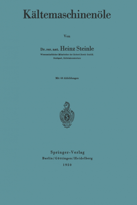 Kältemaschinenöle