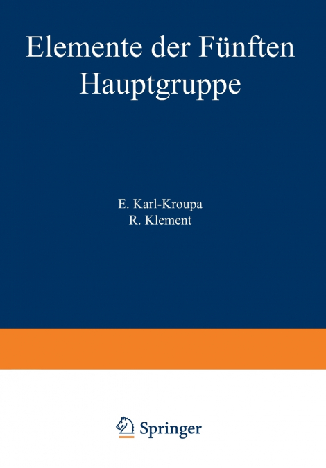 Elemente Der Funften Hauptgruppe