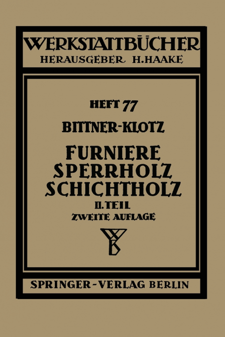 Furniere - Sperrholz Schichtholz