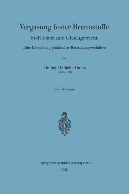 Vergasung fester Brennstoffe