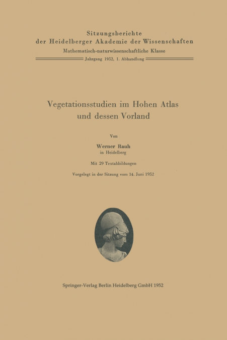 Vegetationsstudien im Hohen Atlas und dessen Vorland