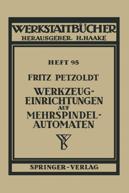 Werkzeugeinrichtungen Auf Mehrspindelautomaten