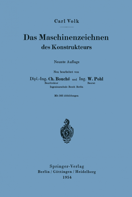 Das Maschinenzeichnen Des Konstrukteurs