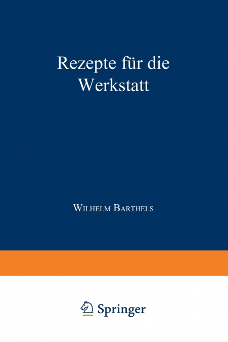 Rezepte Fur Die Werkstatt