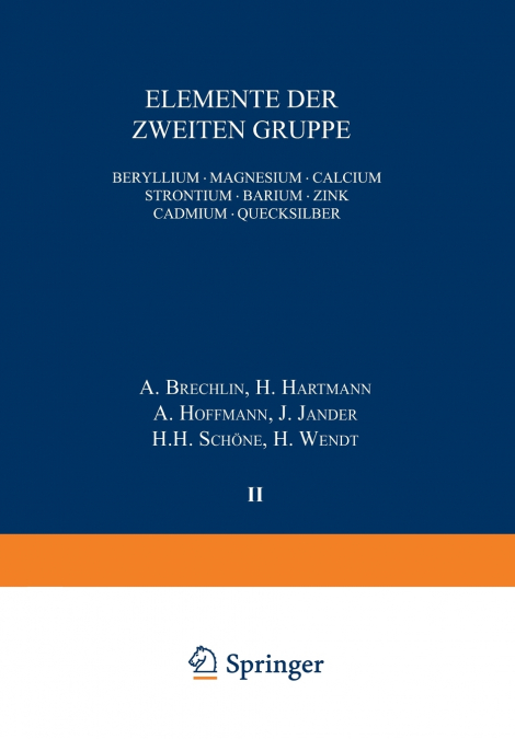 Elemente Der Zweiten Gruppe