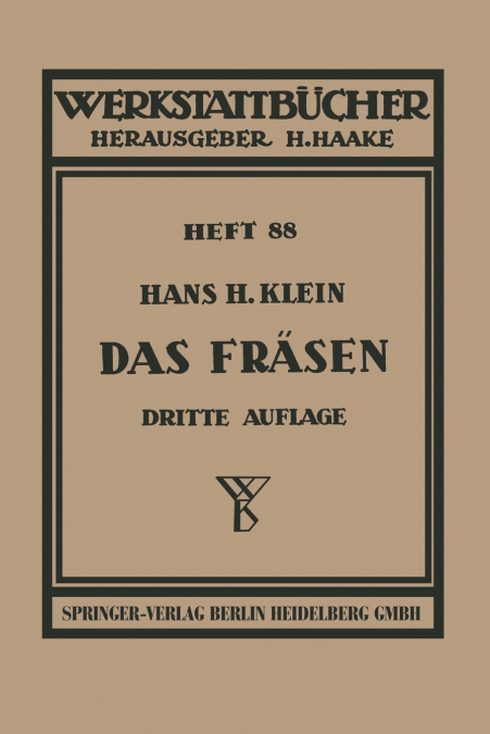 Das Fräsen