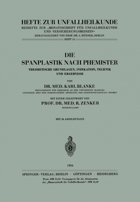 Die Spanplastik nach Phemister