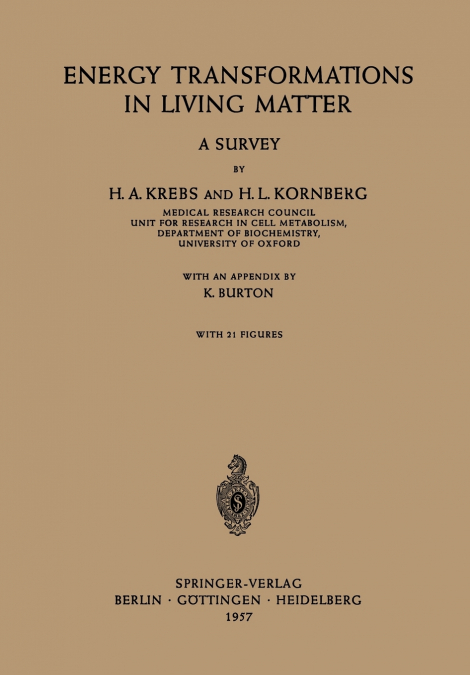 Energy Transformations in Living Matter