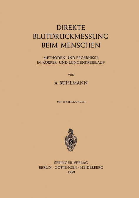 Direkte Blutdruckmessung Beim Menschen