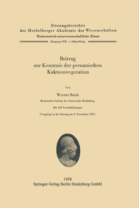 Beitrag Zur Kenntnis Der Peruanischen Kakteenvegetation