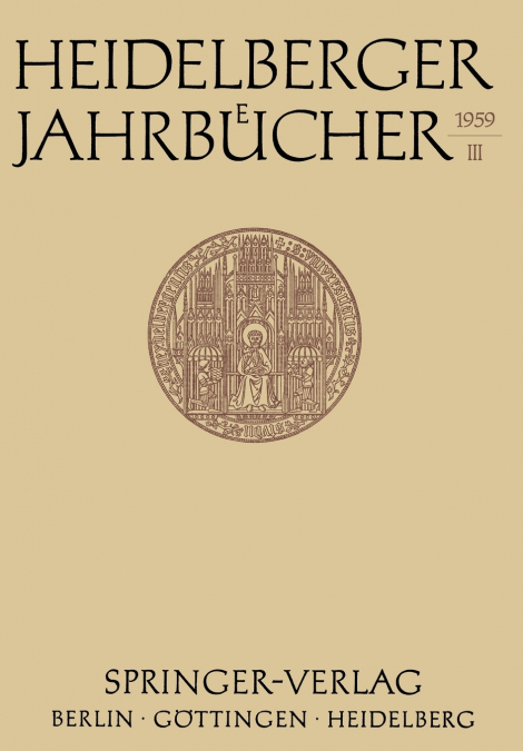 Heidelberger Jahrbücher