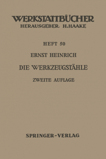 Die Werkzeugstähle