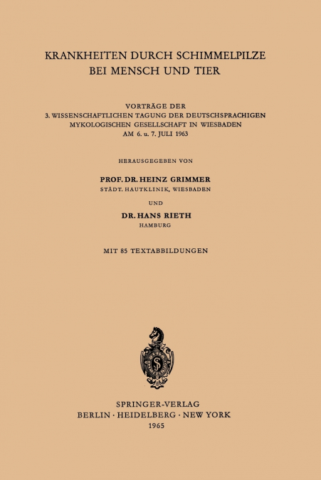 Krankheiten durch Schimmelpilze bei Mensch und Tier