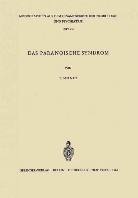 Das Paranoische Syndrom