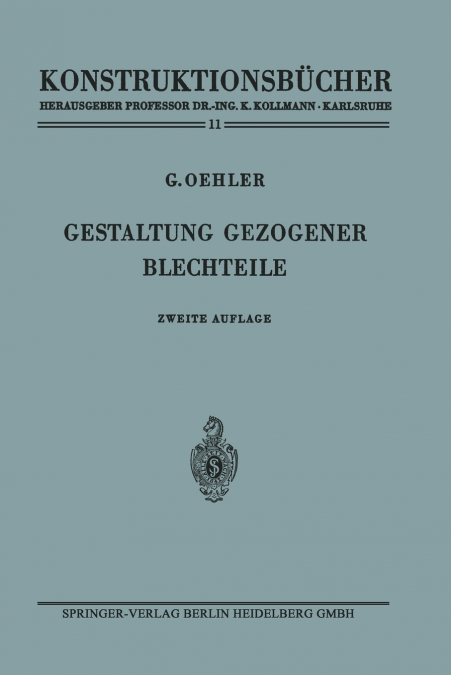 Gestaltung Gezogener Blechteile