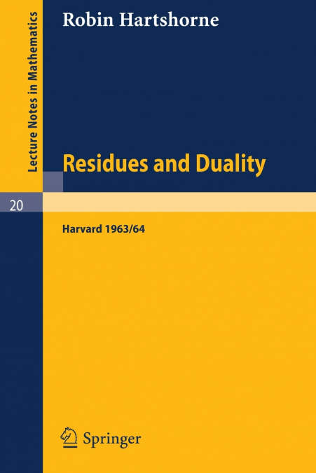 Residues and Duality