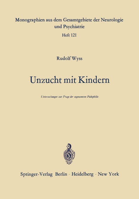 Unzucht mit Kindern
