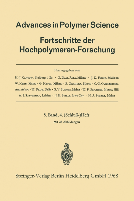 Advances in Polymer Science