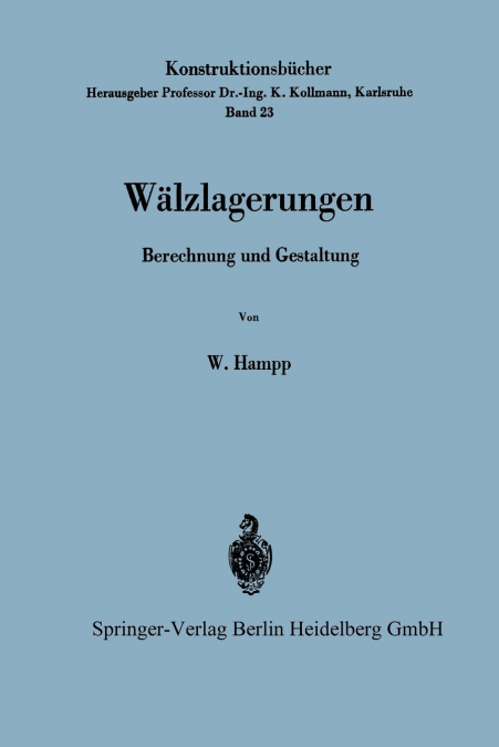 Wälzlagerungen